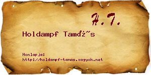 Holdampf Tamás névjegykártya